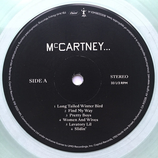 Paul McCartney - McCartney III - New LP Record 2020 Capitol MPL Spotify Fans Coke Bottle Clear Vinyl - Rock & Roll / Pop Rock - Shuga Records