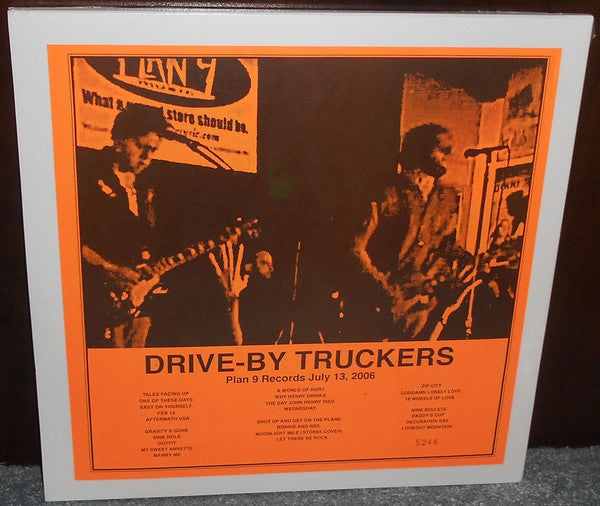 Drive-By Truckers - Plan 9 Records July 13, 2006 - New 3 LP Record Store Day 2020 New West Vinyl Neon Yellow/Orange Cover - Southern Rock