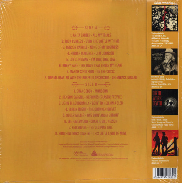 Various ‎– Hillbillies In Hell - Country Music's Tormented Testament (1952-1974) Volume XI - New LP Record 2020 Iron Mountain Australia Import Orange Samhain Vinyl - Country - Shuga Records