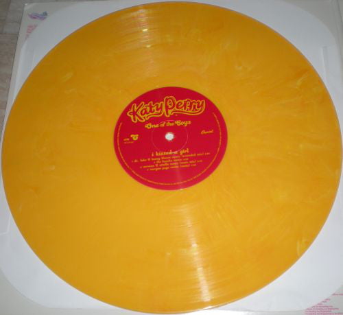 Katy Perry ‎– One Of The Boys (2008) - New 2 LP Record 2023 Capito Red & Yellow Marble Vinyl - Pop Rock / Synth-pop