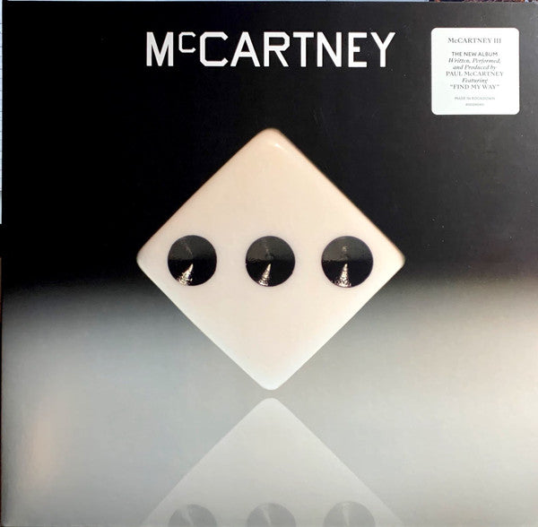 Paul McCartney - McCartney III - New LP Record 2020 Capitol MPL Black Vinyl - Pop Rock - Shuga Records