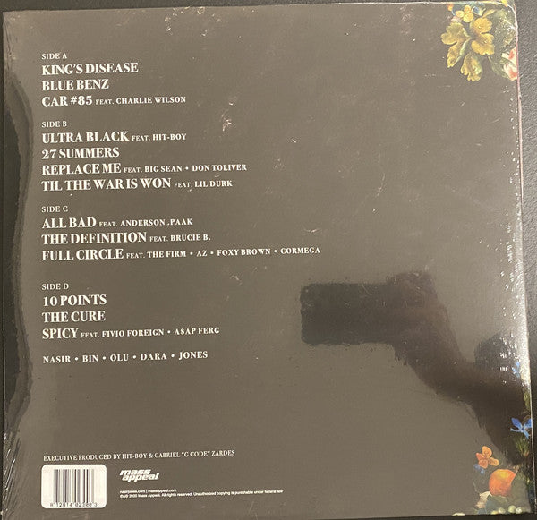 Nas ‎– King's Disease - New 2 LP Record 2020 Mass Appeal/Turntable Lab Exclusive USA Multicolour Splatter Vinyl - Hip Hop - Shuga Records