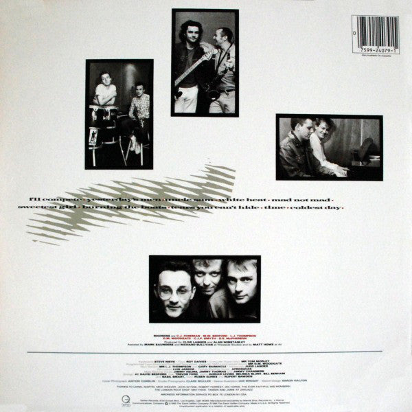 Madness – Mad Not Mad - Mint- LP Record 1985 Geffen USA Vinyl - Pop Rock / Ska