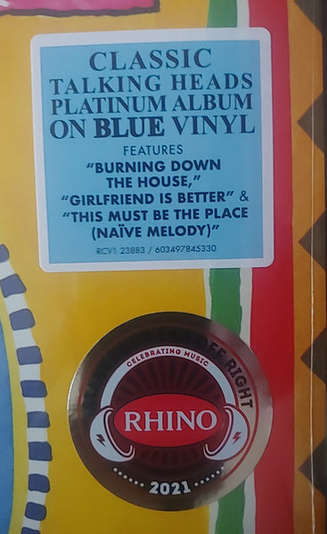 Talking Heads ‎– Speaking In Tongues (1983) - Mint- LP Record 2021 Sire Rhino 180 gram Blue Vinyl - Pop Rock / New Wave - Shuga Records