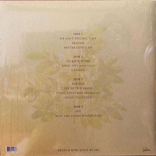 FKJ - French Kiwi Juice - New 2 LP Record 2019 Roche Musique France Import - Electronic / Nu-Disco / Funk / Synth-pop - Shuga Records