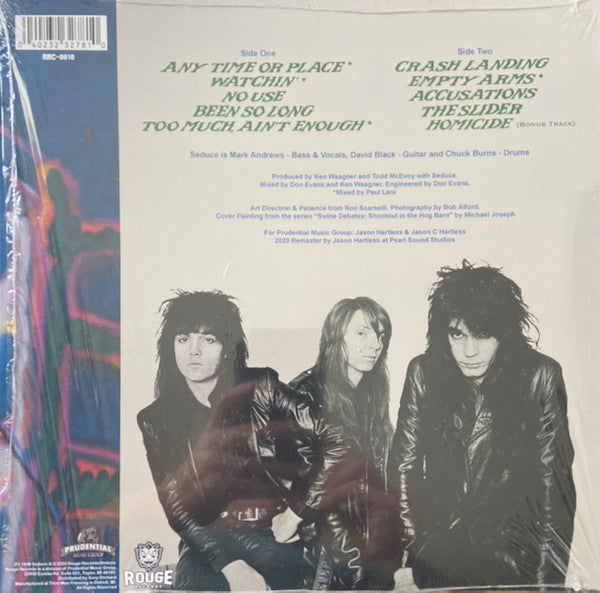 Seduce ‎– Too Much Ain't Enough (1988) - New LP Record 2021 Rouge USA Purple Vinyl & Insert - Hard Rock - Shuga Records