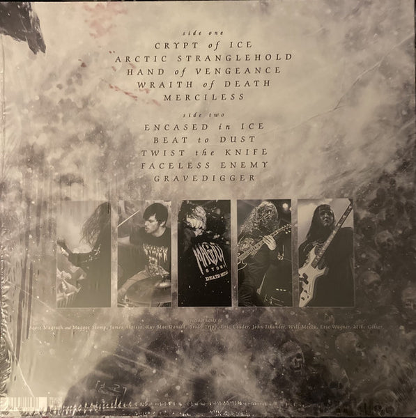 Frozen Soul - Crypt Of Ice - Mint- LP Record 2021 Century Media USA Baby Blue Vinyl & Insert - Death Metal - Shuga Records