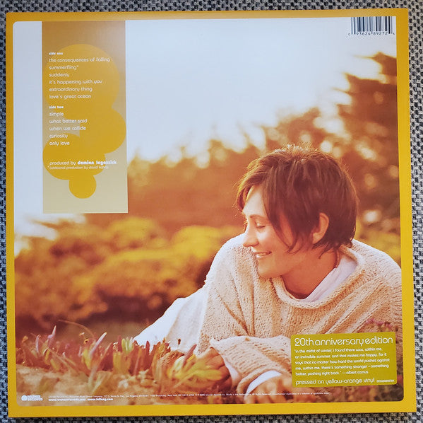 k.d. lang ‎– Invincible Summer (2000) - New LP Record 2021 Warner Europe Import Yellow-Orange Vinyl - Pop Rock