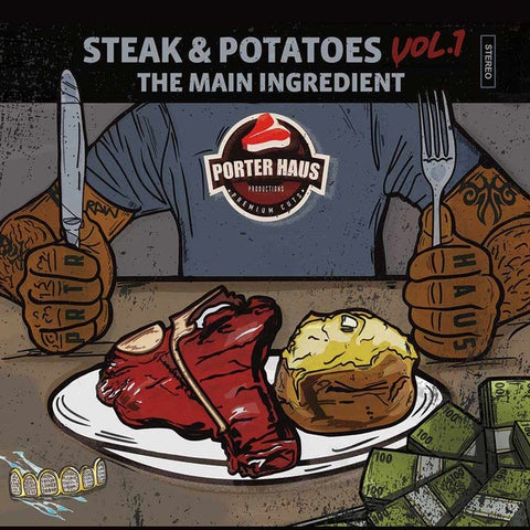 Various – Steak & Potatoes - The Main Ingredient - New LP Record 2020 USA Porter Haus Productions Vinyl - Hip Hop