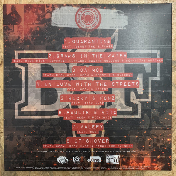 Benny The Butcher, DJ Drama ‎– The Respected Sopranos - New LP Record 2021 Tuff Kong Italy Import Vinyl - Hip Hop / Hardcore Hip-Hop - Shuga Records