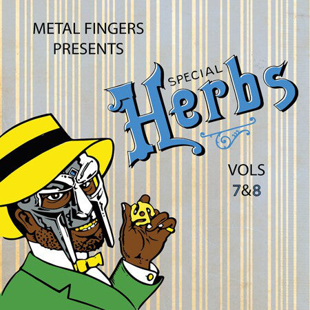 Metal Fingers (MF DOOM) - Special Herbs Volume 7 & 8 (2004) - VG+ 2 LP Record 2021 Nature Sounds USA Vinyl - Hip Hop / Instrumental - Shuga Records
