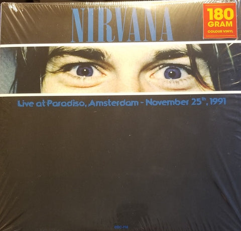 Nirvana – Live At Paradiso, Amsterdam - November 25th, 1991 - New LP Record 2016 Europe Import DOL 180 Gram Blue Vinyl - Grunge / Alternative Rock