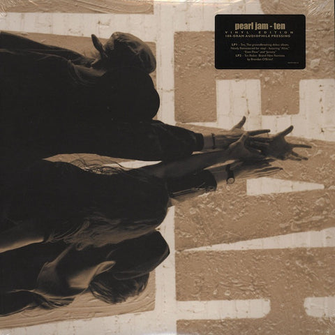 Pearl Jam – Ten (1991) - Mint- 2 LP Record 2009 Epic 180 gram Vinyl, Insert & Download- Grunge / Alternative Rock