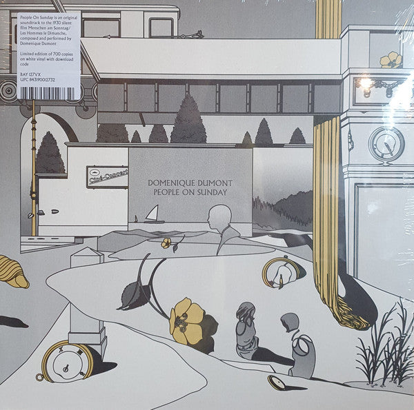 Domenique Dumont – People On Sunday - New LP Record 2021 Leaf UK Import White Vinyl & Download - Soundtrack / Electronic - Shuga Records