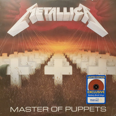 Metallica – Master Of Puppets (1986) - New LP Record 2021 Blackened Walmart Exclusive Battery Brick Vinyl - Thrash / Heavy Metal