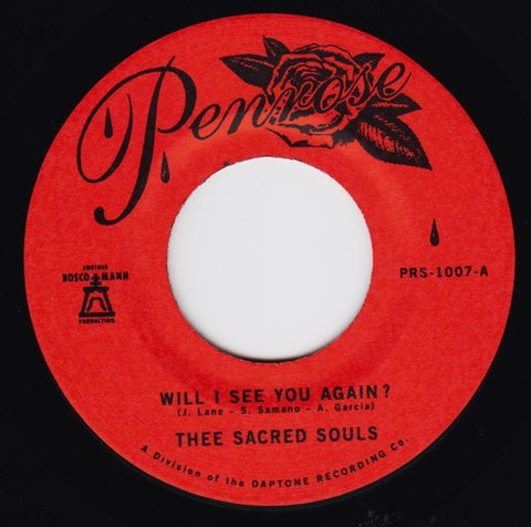 Thee Sacred Souls – Will I See You Again? / It's Our Love - New 7" Single Record 2021 Penrose USA Vinyl - Soul / Funk