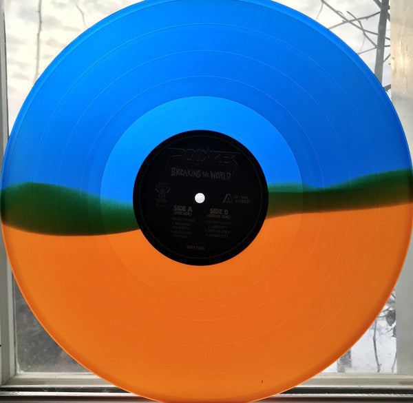 Pounder ‎– Breaking The World - New LP Record 2021 Shadow Kingdom USA Blue/orange Vinyl - Heavy Metal / Speed Metal - Shuga Records