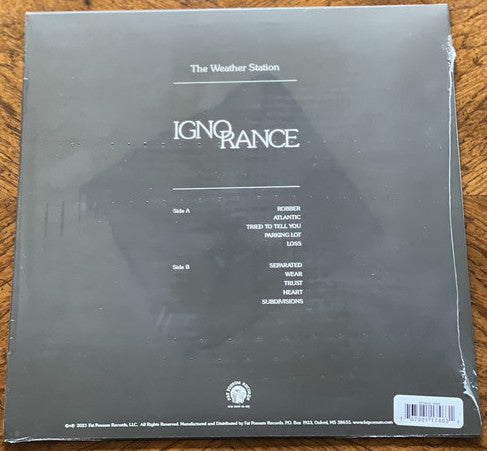 The Weather Station ‎– Ignorance - New LP Record 2021 Fat Possum Indie Exclusive Silver Vinyl & Download - Rock / Folk Rock - Shuga Records