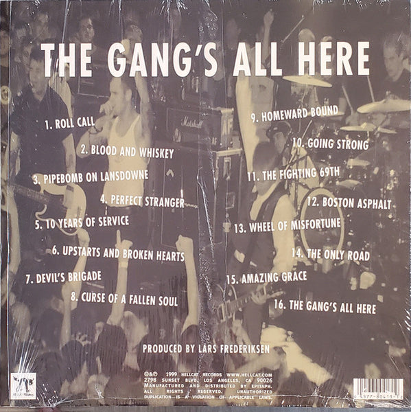 Dropkick Murphys - The Gang's All Here (1999) - New LP Record 2010 Hellcat USA Black Vinyl - Punk / Oi - Shuga Records
