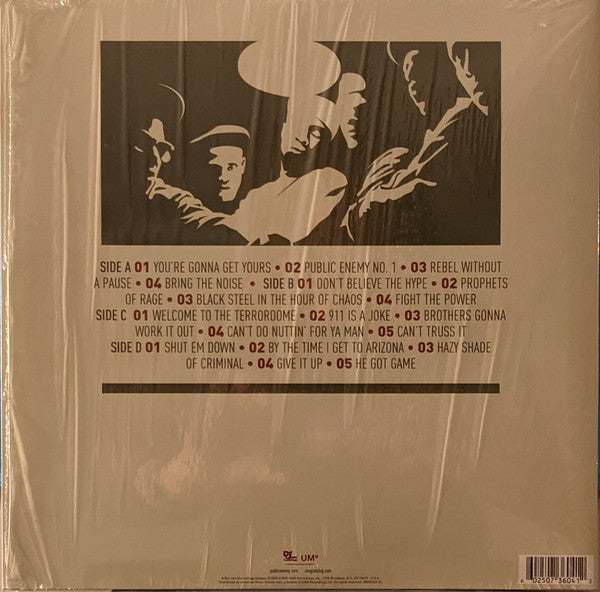 Public Enemy ‎– Power To The People And The Beats (Public Enemy's Greatest Hits) - New 2 LP Record 2021 Def Jam USA Blood Red w/ Black Smoke Vinyl - Hip Hop - Shuga Records