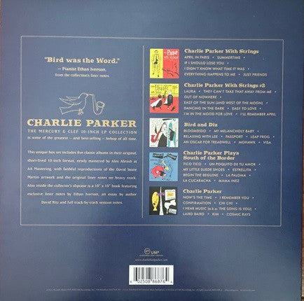 Charlie Parker ‎– Charlie Parker: The Mercury & Clef 10-Inch LP Collection - New 5x 10" LP Record Box Set 2021 Verve USA Vinyl - Jazz / Bop / Swing - Shuga Records