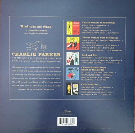 Charlie Parker ‎– Charlie Parker: The Mercury & Clef 10-Inch LP Collection - New 5x 10" LP Record Box Set 2021 Verve USA Vinyl - Jazz / Bop / Swing