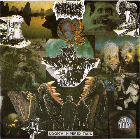 Extincion Cerebral – Logica Hiperexitada - VG+ 7" Single Record 1991 Mephitic Productions Mexico Vinyl & Inserts - Death Metal