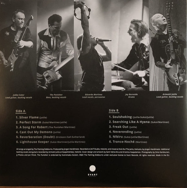 The Flaming Sideburns ‎– Silver Flames - New LP Record 2021 Svart Europe Import Vinyl - Psychedelic Rock / Garage Rock - Shuga Records
