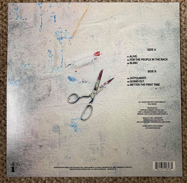 ROLE MODEL ‎– Our Little Angel - New EP Record 2021 Interscope Milky White Vinyl - Pop - Shuga Records