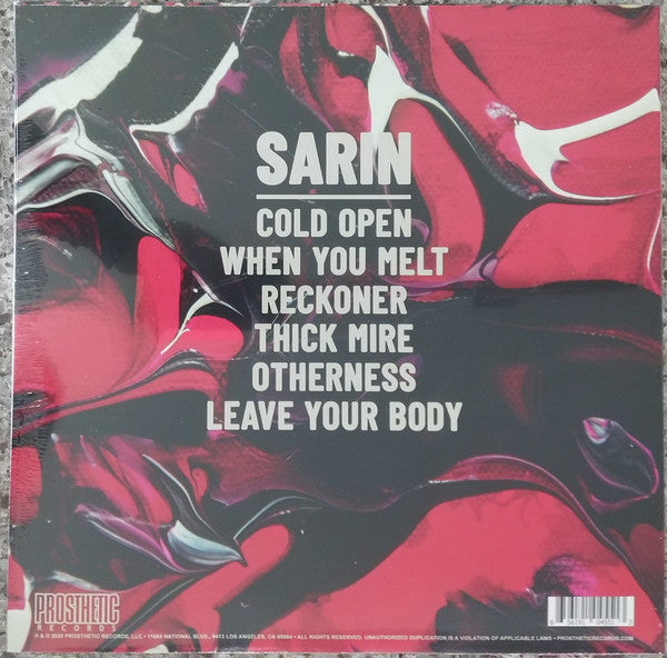 Sarin ‎– You Can't Go Back - New LP Record 2021 Prosthetic Red with Cream and Black Splatter Vinyl - - Shuga Records