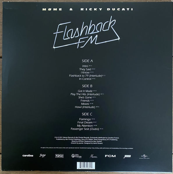 Møme, Ricky Ducati ‎– Flashback FM - New 2 LP Record 2021 Allo Floride Europe Import Vinyl - Electronic / Disco - Shuga Records