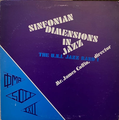 UNI Jazz Band – Sinfonian Dimensions In Jazz XXII - VG+ LP Record 1972 Silver Crest USA Vinyl - Jazz / Jazz-Funk, Big Band