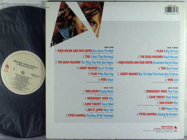 Various – The Enigma Variations 2 - Mint- 2 LP Record 1987 Enigma USA Vinyl - Alternative Rock / Garage Rock / Indie Rock - Shuga Records