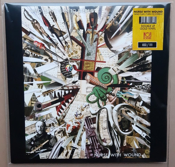 Nurse With Wound – Who Can I Turn To Stereo (1996) - New 2 LP Record 2021 Nordung Luxembourg Gold Vinyl & Numbered - Electronic / Abstract / Tribal / Experimental - Shuga Records