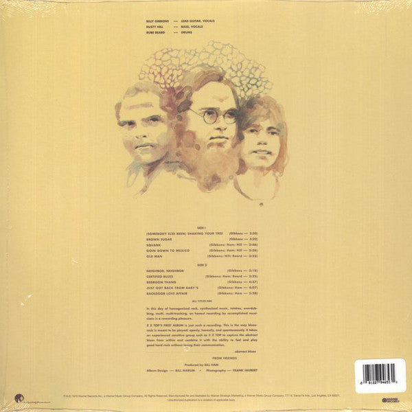 ZZ Top ‎– ZZ Top's First Album (1971) - New LP Record 2020 Warner/Rhino 180 gram Vinyl - Blues Rock / Texas Blues