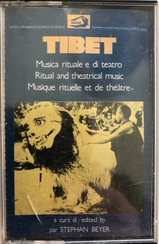 Various – Tibet: Musica Rituale E Di Teatro / Ritual And Theatrical Music / Musique Rituelle Et De Théâtre - Used Cassette 1979 Albatros Tape - Tibetan