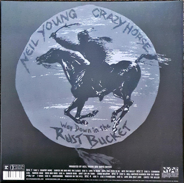 Neil Young With Crazy Horse - Way Down In The Rust Bucket - New 4 LP Record 2021 Reprise Vinyl - Folk Rock - Shuga Records