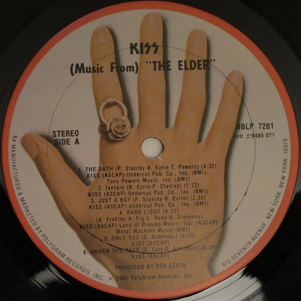 Kiss – (Music From) The Elder - Mint- LP Record 1981 Casablanca USA Vinyl - Hard Rock - Shuga Records
