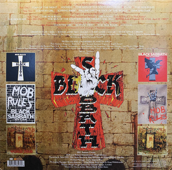 Black Sabbath ‎– Mob Rules (1981) - New 2 LP Record Warner