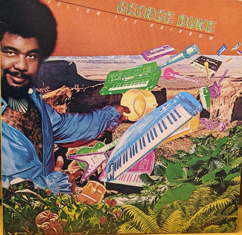 George Duke - Follow the Rainbow - VG+ LP Record 1979 Epic USA Promo Vinyl - Jazz / Jazz-Funk / Funk / Disco