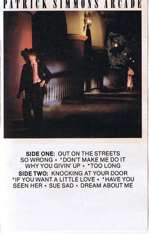 Patrick Simmons – Arcade - Used Cassette Elektra 1983 USA - Rock / Pop