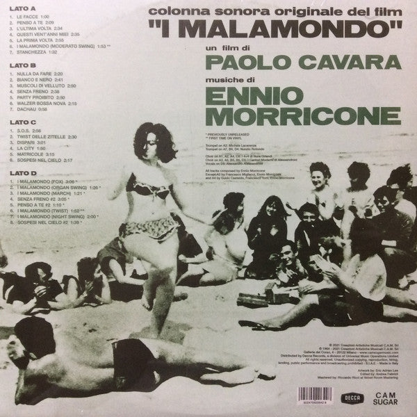 Ennio Morricone ‎– I Malamondo (1964) - New 2 LP Record 2021 Cam Sugar Europe Import Vinyl - Soundtrack