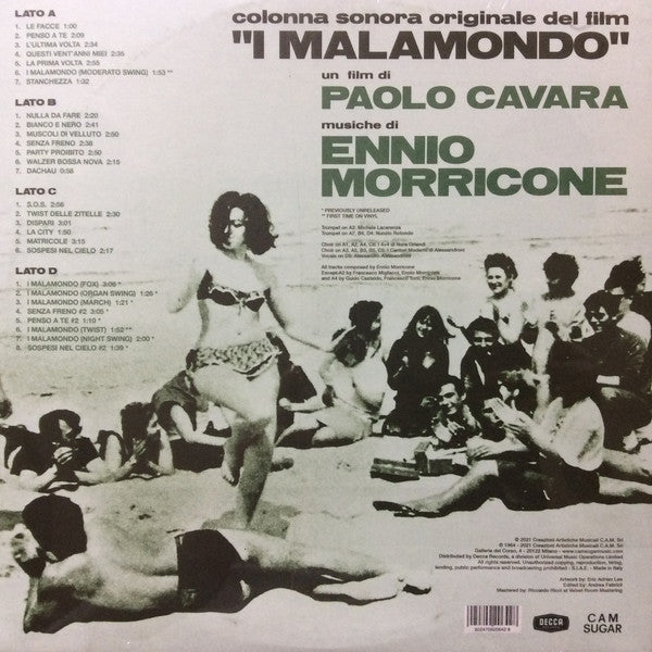 Ennio Morricone ‎– I Malamondo (1964) - New 2 LP Record 2021 Cam Sugar Europe Import Vinyl - Soundtrack - Shuga Records