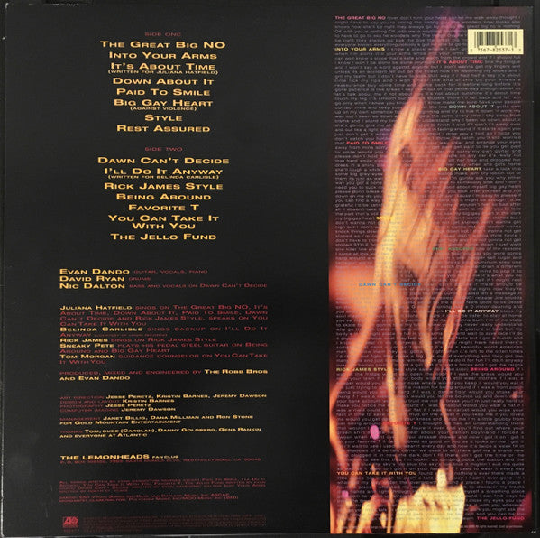 The Lemonheads – Come On Feel The Lemonheads - Mint- LP Record 1993 Atlantic USA Green Vinyl - Alternative Rock / Country Rock - Shuga Records
