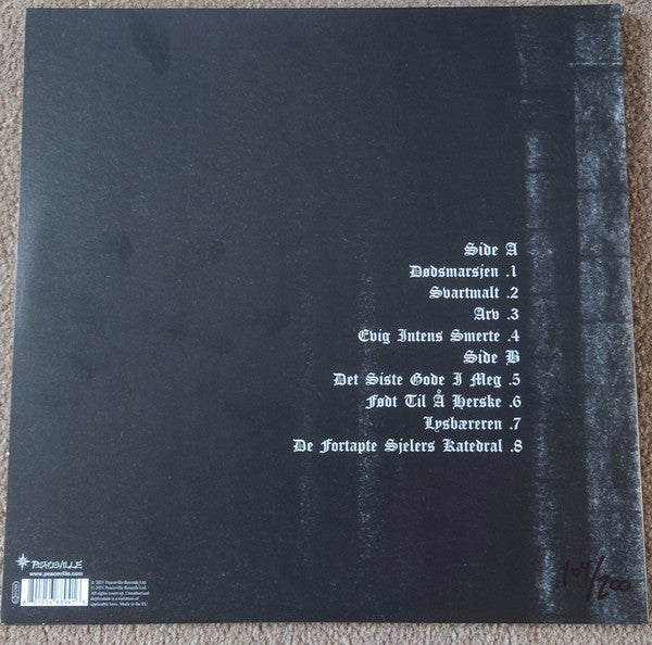 Mork ‎– Katedralen - New LP Record 2021 Peaceville Europe Import Vinyl - Black Metal - Shuga Records