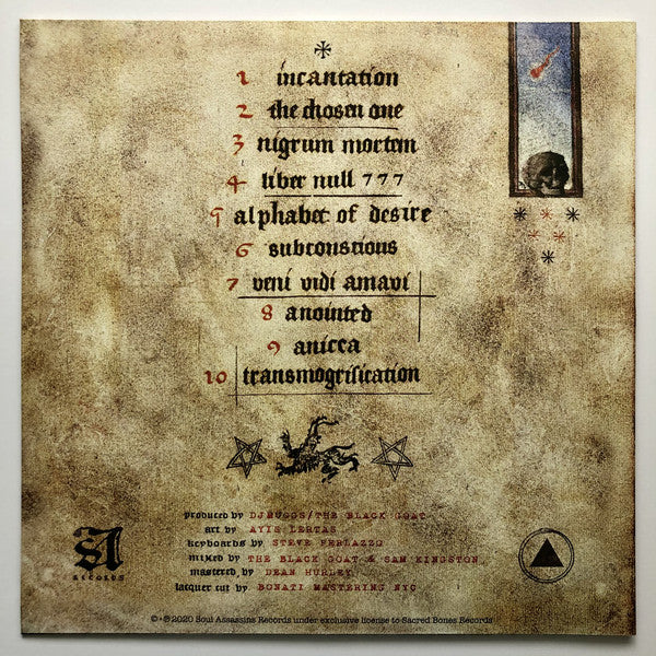 DJ Muggs the Black Goat ‎– Dies Occidendum - New LP Record 2021 Sacred Bones USA Red Vinyl & Download - Hip Hop / Trap