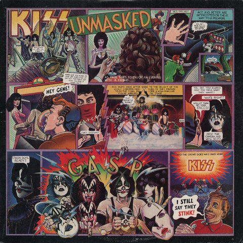 Kiss ‎– Unmasked - VG LP Record 1980 Casablanca USA Terre Haute Vinyl - Hard Rock / Glam