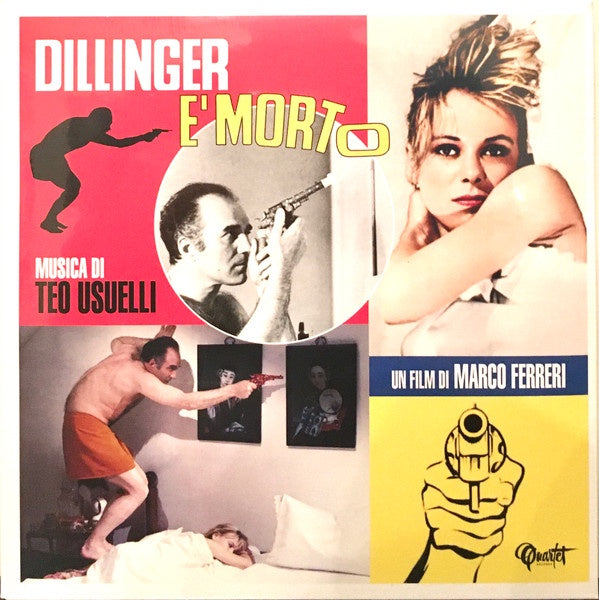 Teo Usuelli – Dillinger E' Morto (1973) - New 7" Single Record 2020 Quartet Spain Vinyl - Soundtrack