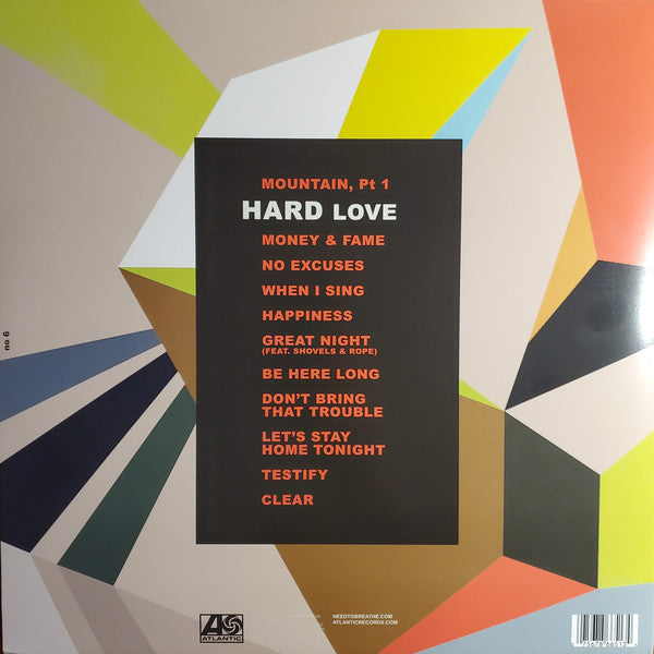 Needtobreathe ‎– HARD LOVE - New LP Record 2016 Atlantic Europe Import Vinyl - Rock - Shuga Records