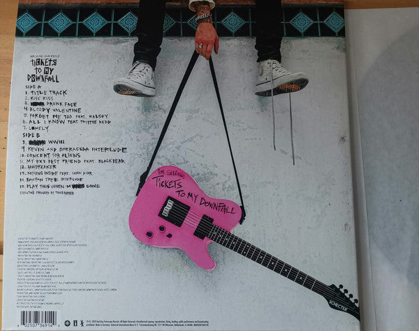 Machine Gun Kelly ‎– Tickets To My Downfall - New LP Record 2021 Bad Boy Europe Import Vinyl - Hip Hop / Pop Punk /